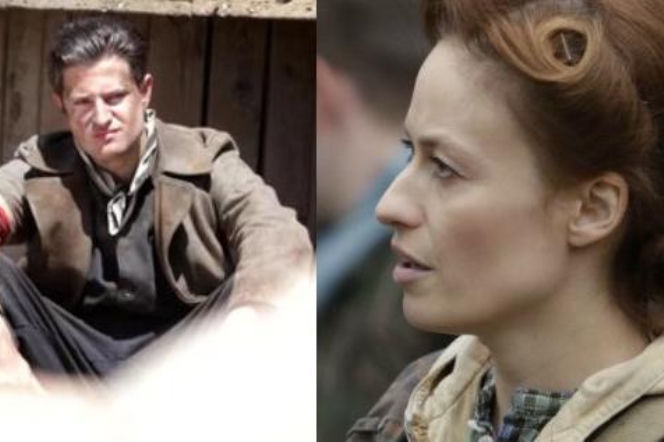 Czas honoru 7 sezon. Wanda (Magdalena Różczka), Twardy (Grzegorz Daukszewicz)