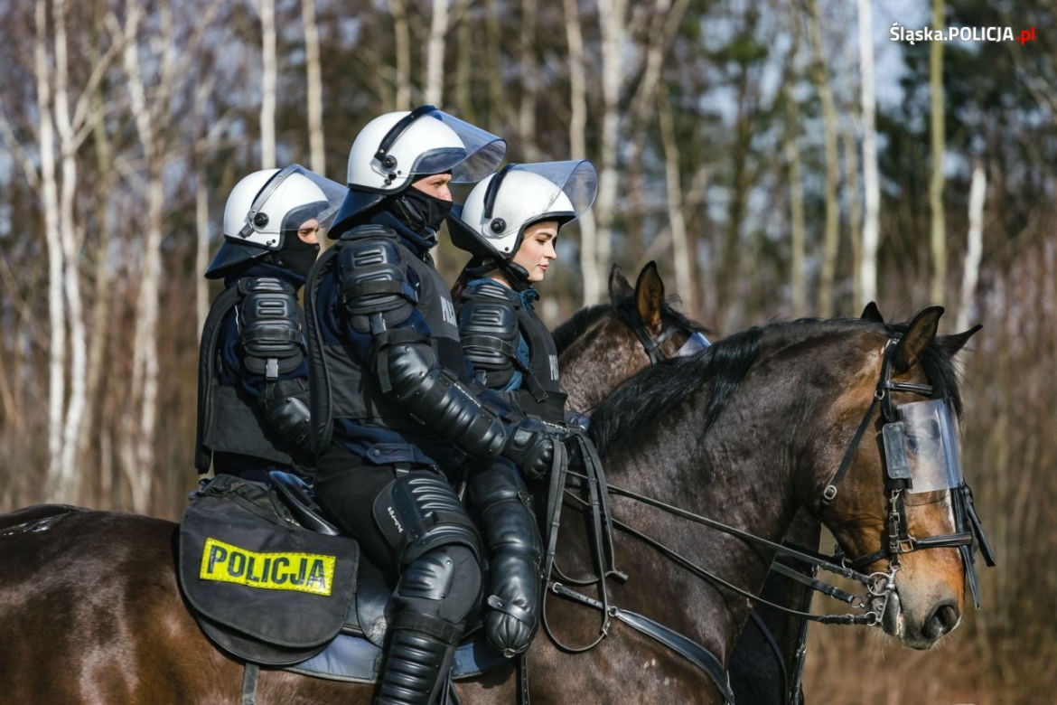 Miss Polski z Katowic wstąpiła na jeden dzień do policji. Anna Maria-Jaromin wzięła udział w teście sprawnościowym