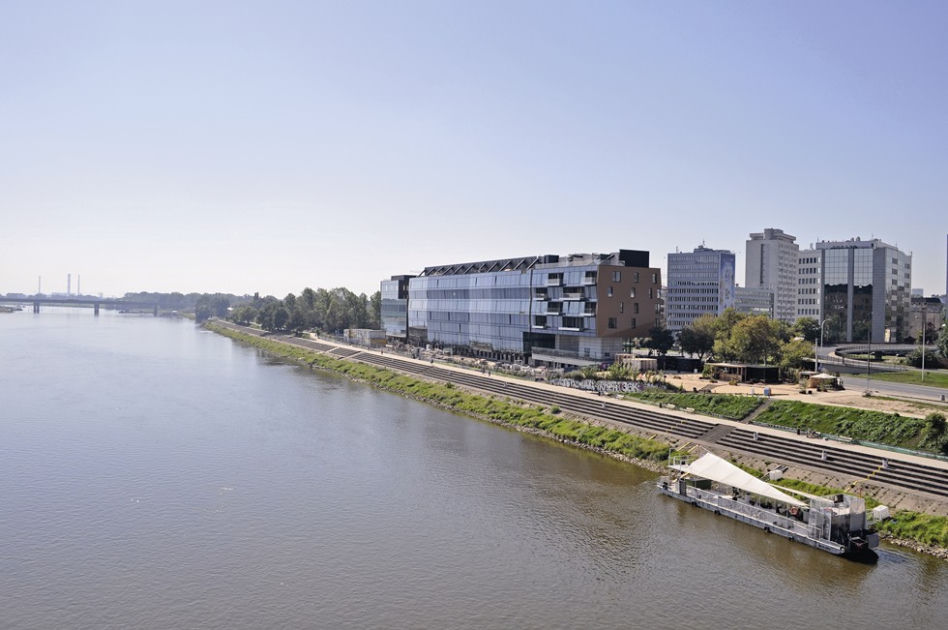 Budynki WTW i The Tides nad Wisłą