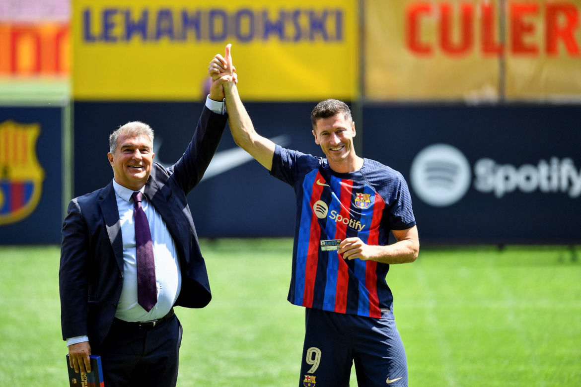 Oficjalna prezentacja Roberta Lewandowskiego w barwach FC Barcelona