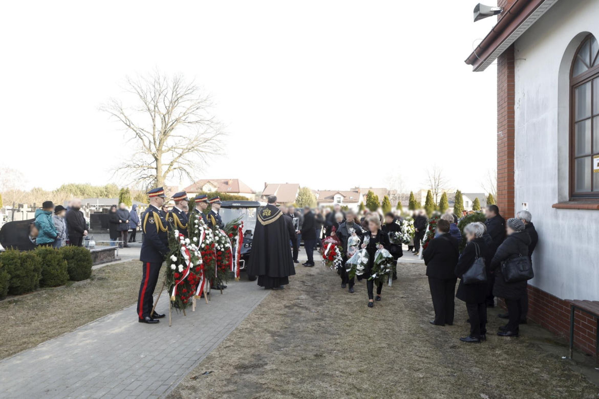 Pogrzeb fotoreportera Adama Chełstowskiego