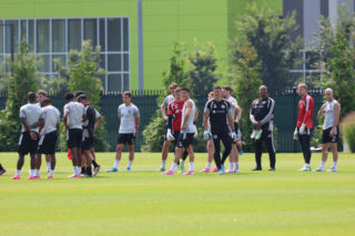 Robert Lewandowski trenuje w Chicago Fire