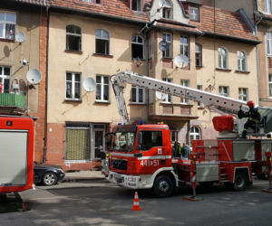 Pożar w kamienicy przy ulicy Narutowicza w Grudziądzu. Jest ofiara śmiertelna