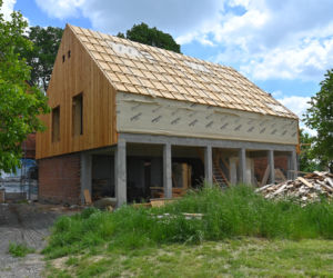 Dom z paneli słomiano-drewnianych