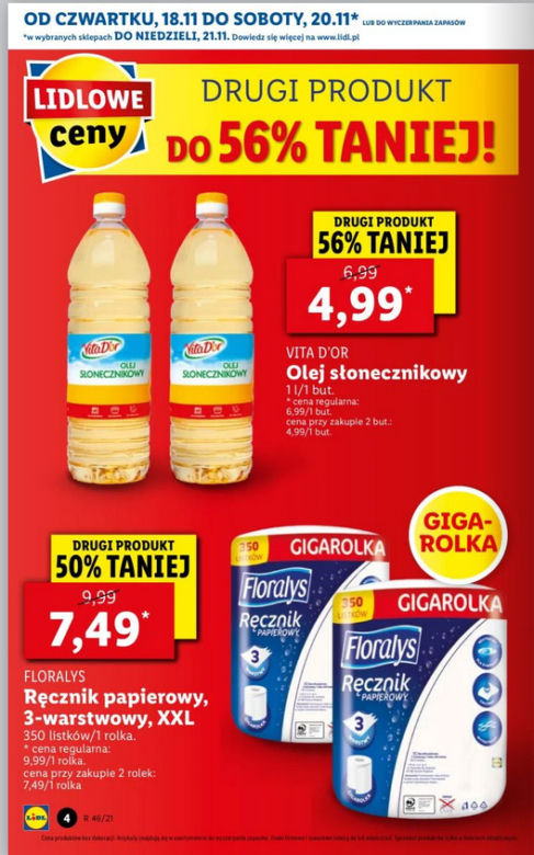 Promocje w Lidlu na weekend