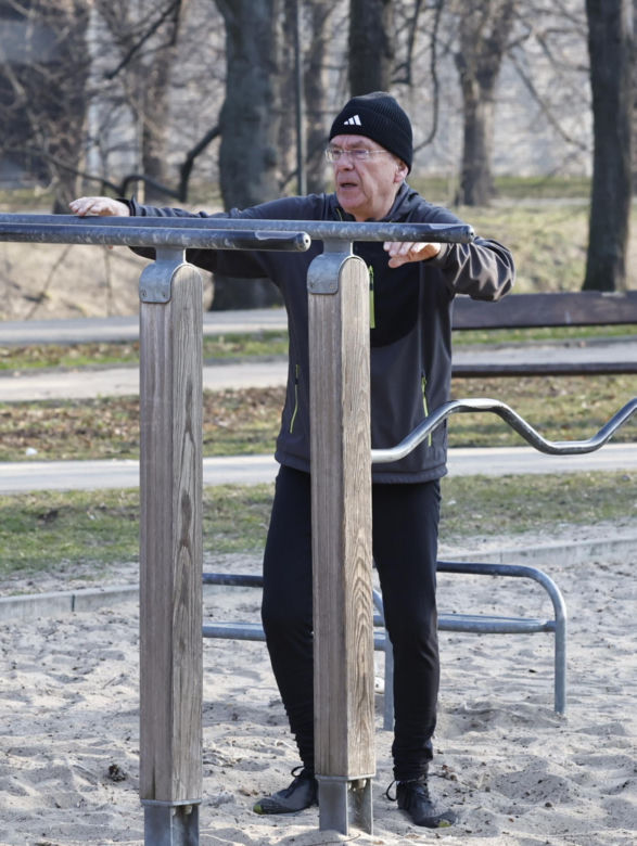 Senator Karczewski trenuje na wiosnę