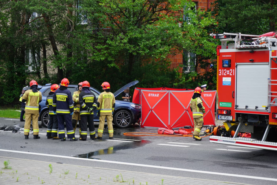 Śmiertelny wypadek z udziałem motocyklisty w Radości