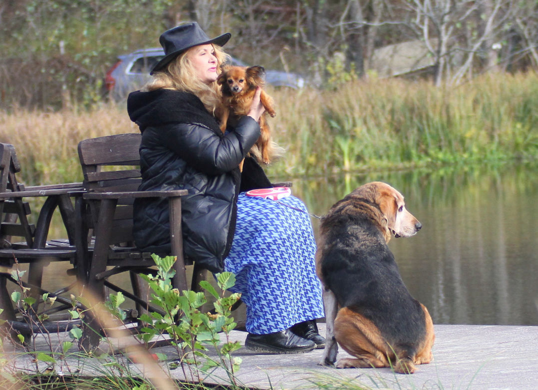 Katarzyna Piekarska spędza czas na Mazurach