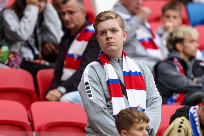 Górnik Zabrze - Lech Poznań: Zdjęcia kibiców i zawodników z meczu 8. kolejki PKO BP Ekstraklasy