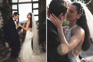 Dua Lipa wreszcie pokazała zdjęcia ze ślubu na Sycylii. Suknia Chanel jest zjawiskowa! [ZDJĘCIA]