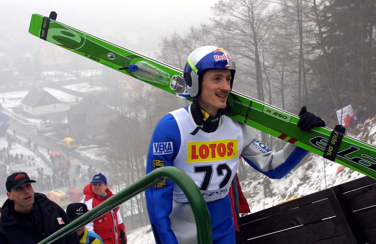Maciej Kurzajewski i Adam Małysz