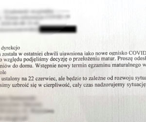 Matura 2020. Maile od szantażystow