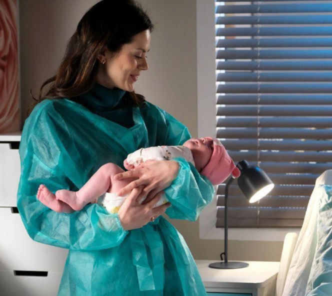 M jak miłość odc. 1808. Kasia (Paulina Lasota) i córka jej siostry Justyny