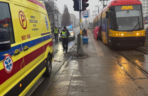 Pasażer zmarł w tramwaju na Ochocie. Na miejscu pracowały służby
