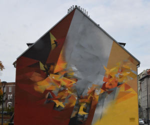 Nowy mural w centrum miasta jest już gotowy