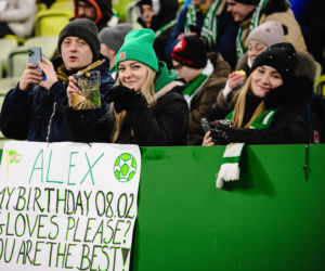 Lechia Gdańsk - Cracovia, zdjęcia kibiców z meczu 20. kolejki PKO BP Ekstraklasy