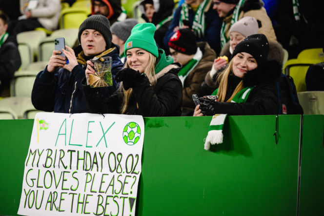 Lechia Gdańsk - Cracovia, zdjęcia kibiców z meczu 20. kolejki PKO BP Ekstraklasy