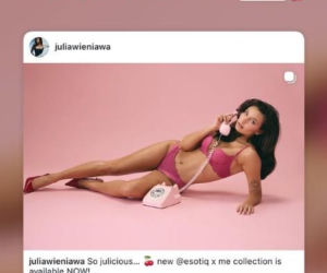 Julia Wieniawa w reklamie