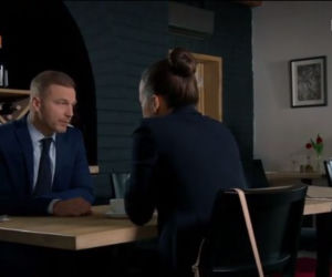 M jak miłość odcinek 1289 Andrzej (Krystian Wieczorek), Magda (Anna Mucha)