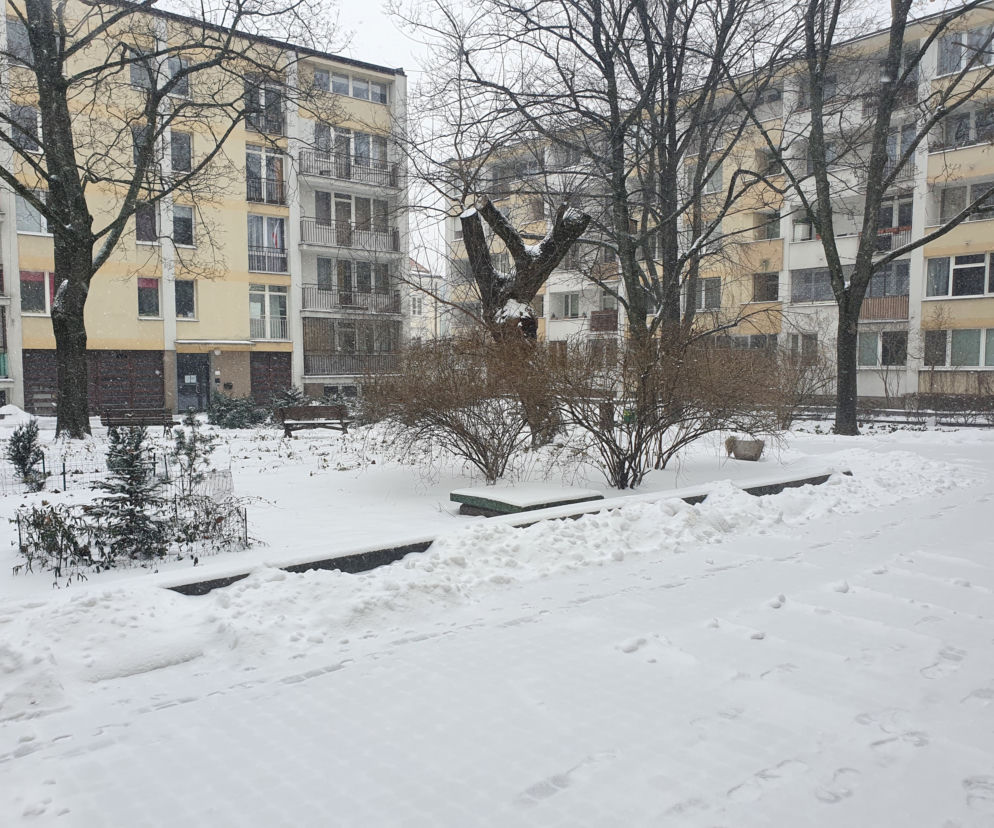 Zima w Warszawie. Zasypane chodniki, ulice, place [GALERIA]