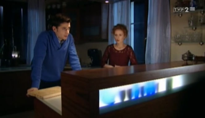 M jak MIŁOŚĆ odc. 990. Marek (Kacper Kuszewski), Ewa (Dominika Kluźniak)