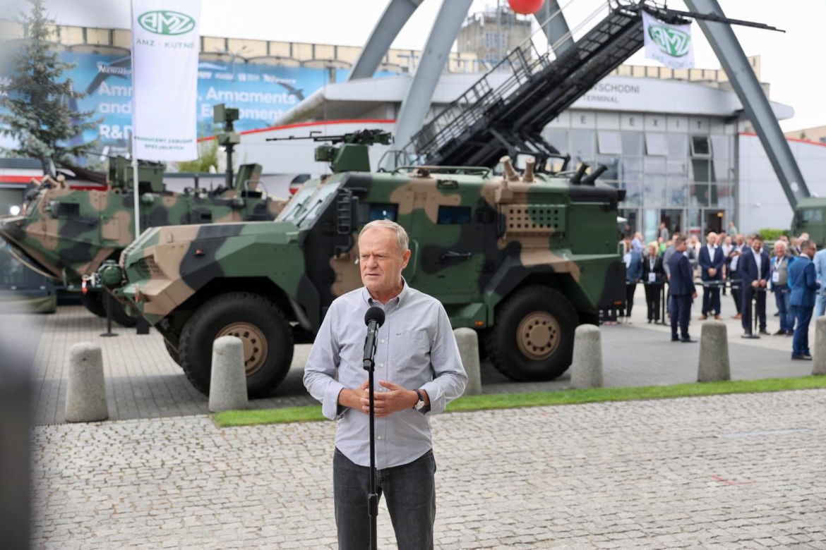 MSPO 2025. Premier Donald Tusk w Kielcach