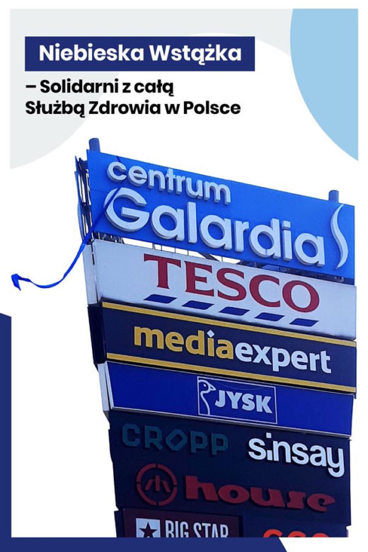 Niebieska Wstążka dla służby zdrowia