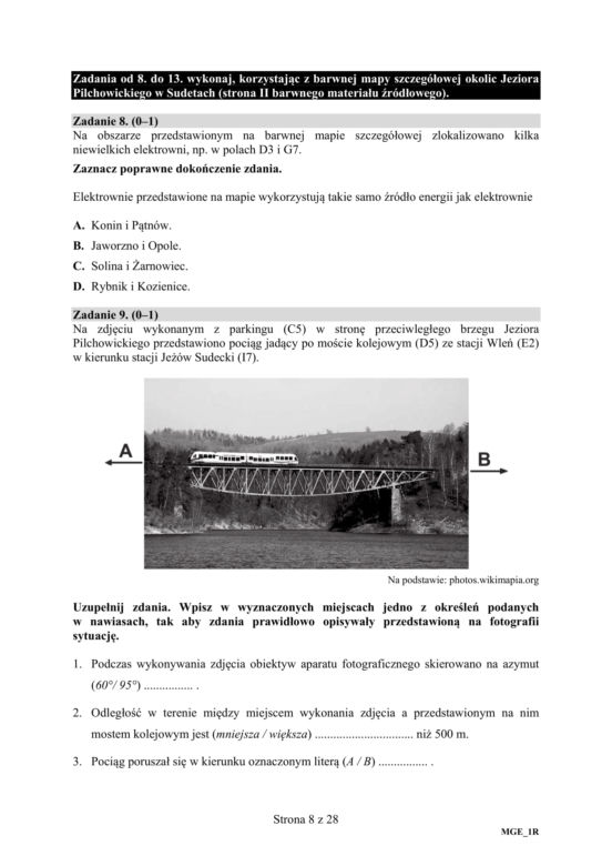 Matura 2019 geografia rozszerzona. ARKUSZE I ODPOWIEDZI