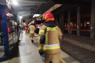 Zderzenie pociągów w Warszawie