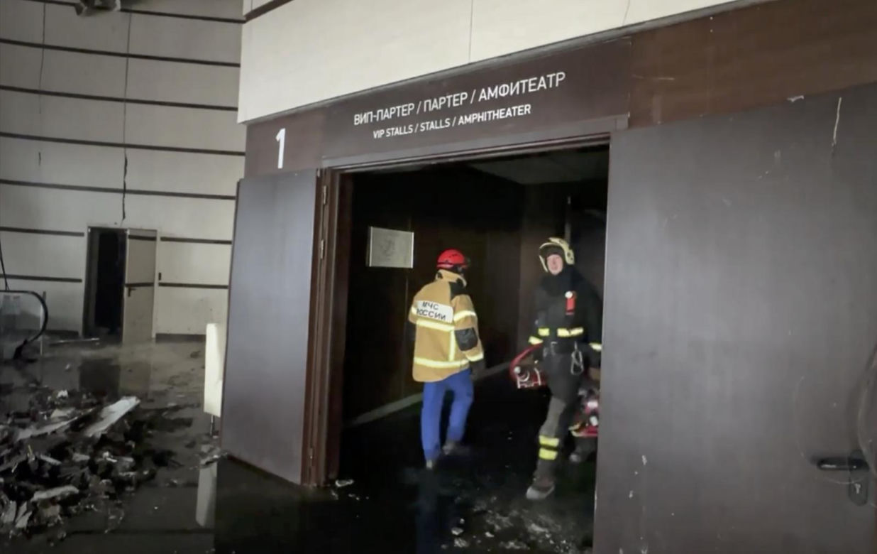 Atak na Crocus City Hall w Moskwie. Tak wyglądają zniszczenia 