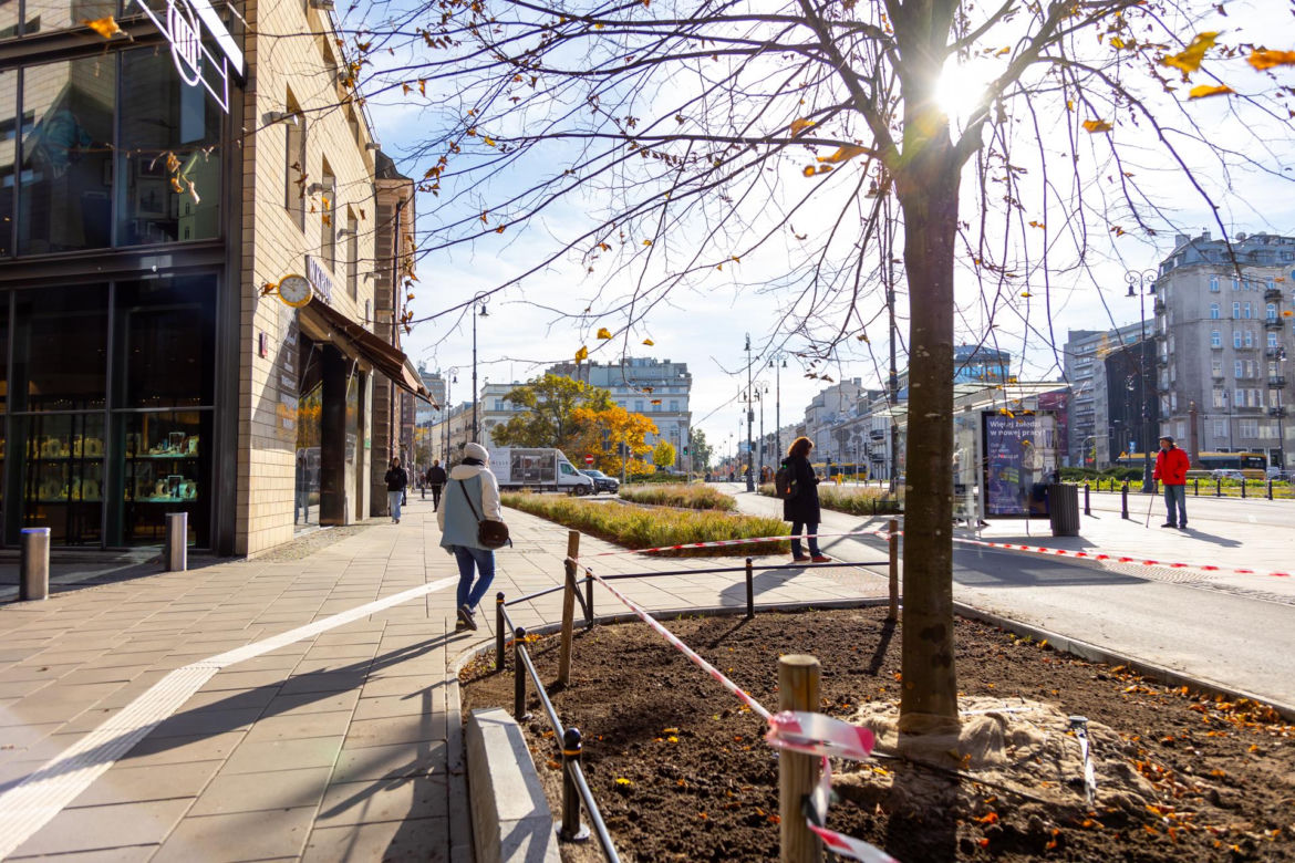 Zmodernizowany Plac Trzech Krzyży