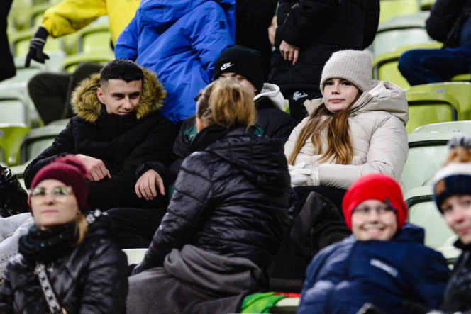 Lechia Gdańsk - Górnik Zabrze, zdjęcia kibiców i zawodników z meczu 18, kolejki PKO BP Ekstraklasy