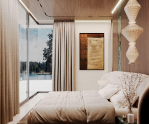 Dom nad jeziorem projektu SAAN Architects