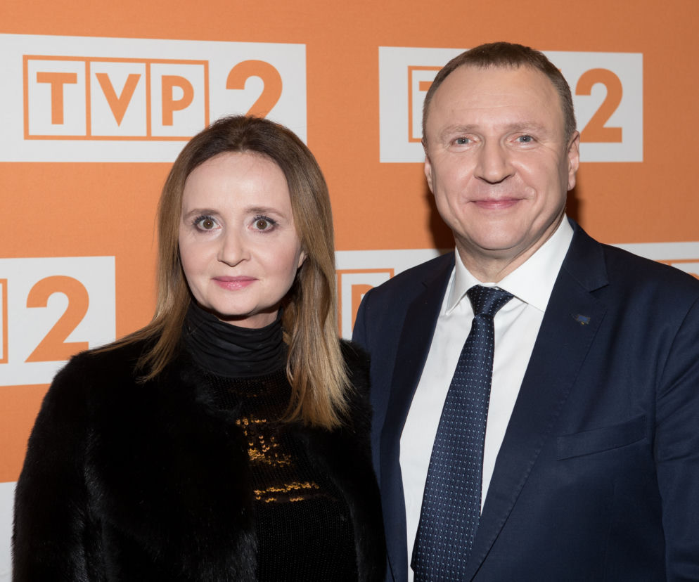 Jacek Kurski i Joanna Klimek