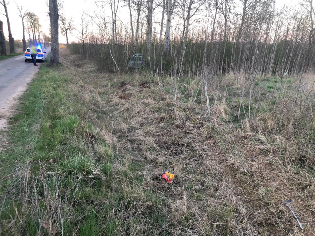 Wypadek na trasie Regielnica - Sołdachy