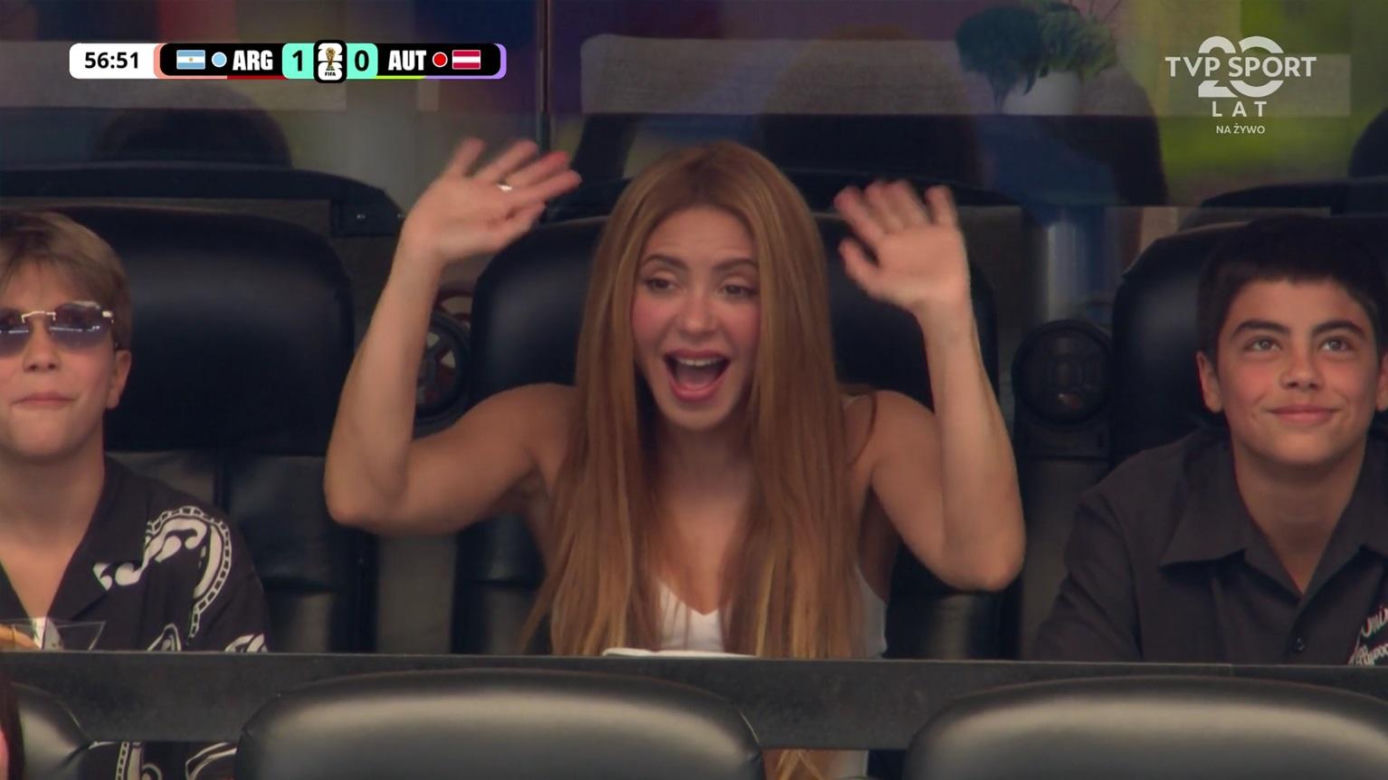 Shakira "zaatakowana" na meczu Argentyna - Austria