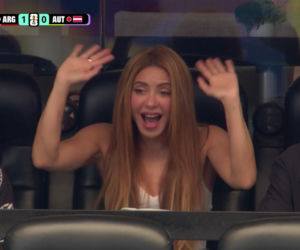 Shakira zaatakowana na meczu Argentyna - Austria
