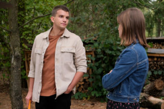 M jak miłość odc. 1910. Mateusz (Rafał Kowalski), Majka (Matylda Giegżno)