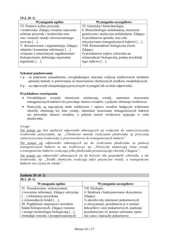 Matura 2018 z biologii [ARKUSZE CKE, ODPOWIEDZI]