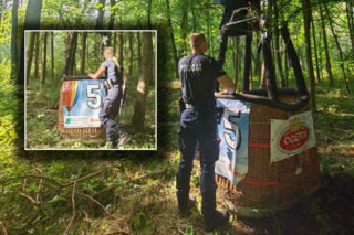 Dramat podczas lotu balonem. Pilot i pasażerki wypadli z kosza [ZDJĘCIA]