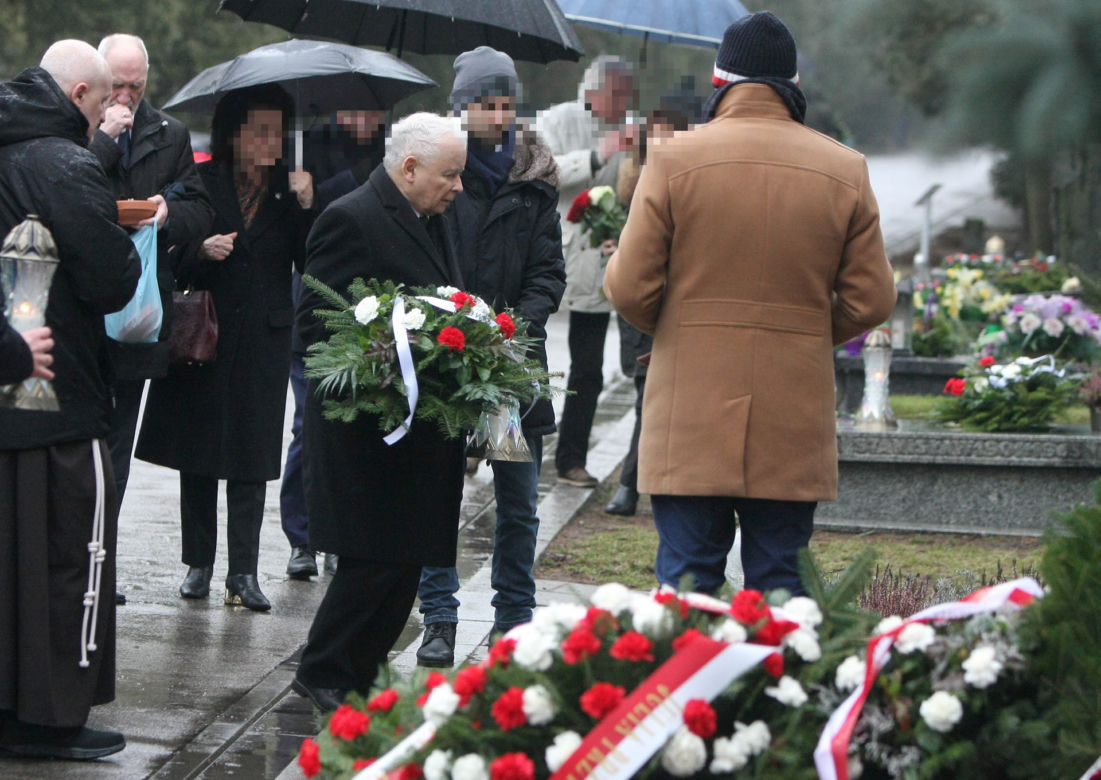 Jarosław Kaczyński na obchodach miesięcznicy smoleńskiej