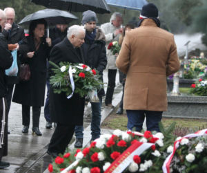 Jarosław Kaczyński na obchodach miesięcznicy smoleńskiej