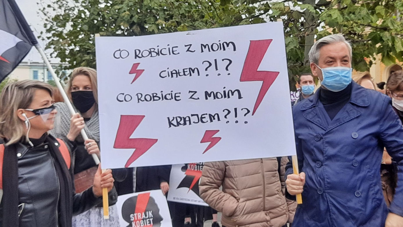 Strajk Kobiet we Wrocławiu. Protest przeciw zakazowi aborcji