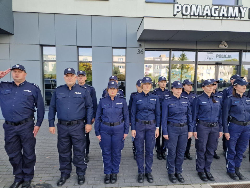 Syreny zawyły w całej Polsce. Tak policja pożegnała zastrzelonego sierż. Natana Sieronia