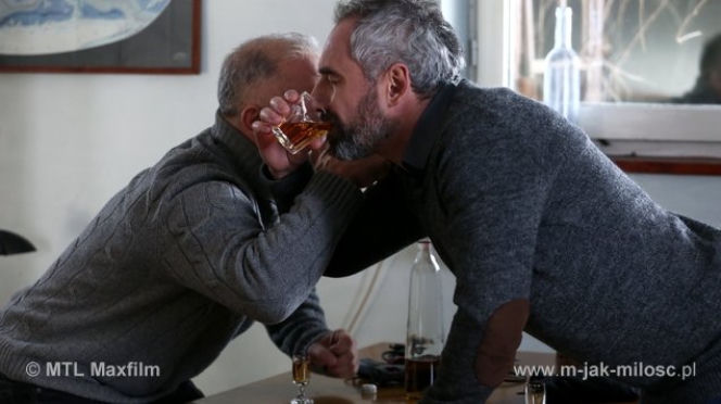 M jak miłość odc. 1134. Rafał (Przemysław Bluszcz), Adam Werner (Jacek Kopczyński)