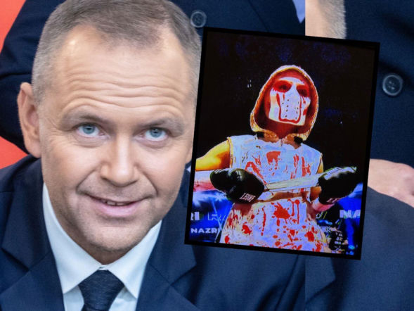 Skandal na gali boksu z Karolem Nawrockim pod samym ringiem! Prezydent świadkiem ohydnego zachowania Ukraińca