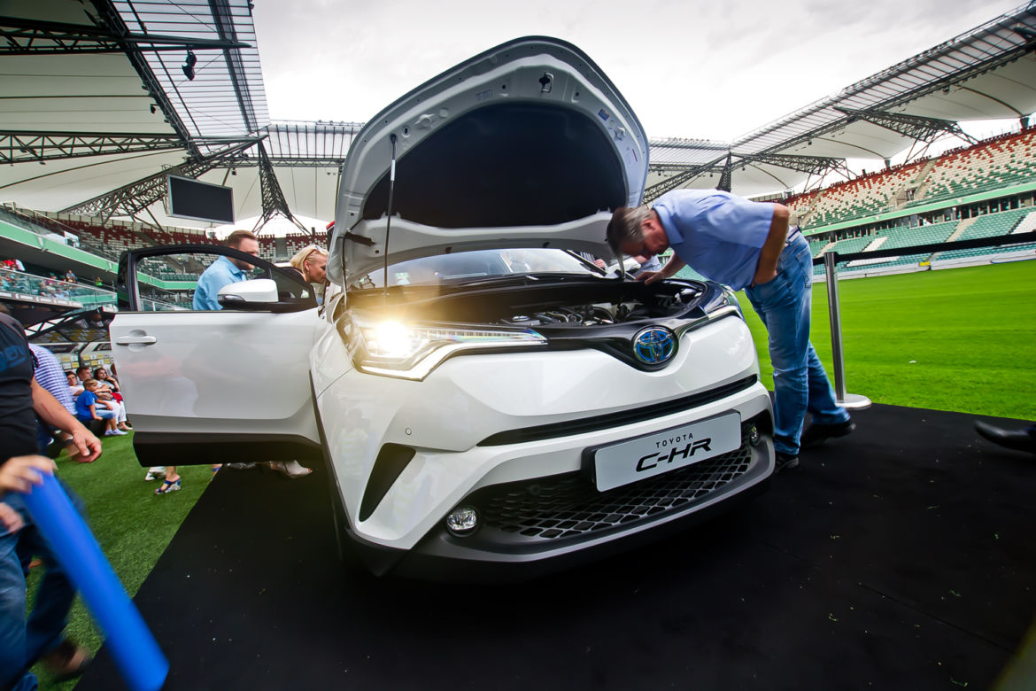 Toyota C-HR, prezentacja Stadion Legii