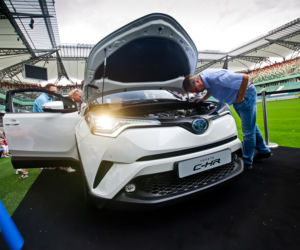 Toyota C-HR, prezentacja Stadion Legii