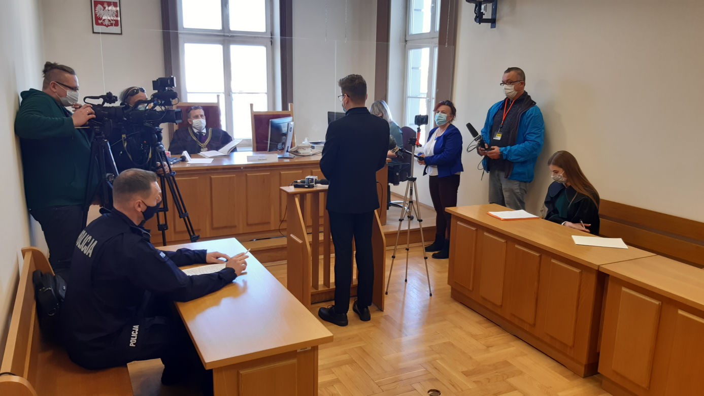 Licealista stanął przed sądem za udział w strajku kobiet