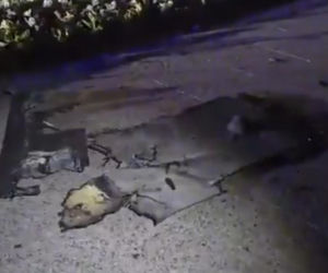 Dron wbił się w blok w Rumunii! Wielki pożar, są ranni